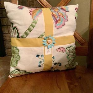 ‘Pillow Talk’ custom decorative pillow